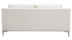 Seattle White Linen Loveseat