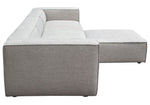 Vice Barley Fabric Modular Sectional Sofa with Ottoman