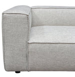 Vice Barley Fabric Modular Sectional Sofa with Ottoman