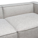 Vice Barley Fabric Modular Sectional Sofa with Ottoman