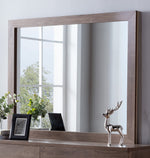 Alba Hazelnut Wood Frame Dresser Mirror