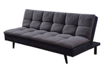 Emma Dark Gray Linen Fabric Sofa Bed