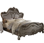 Versailles Antique Platinum Wood Queen Bed (Oversized)