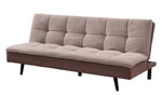 Emma Light Brown Linen Fabric Sofa Bed