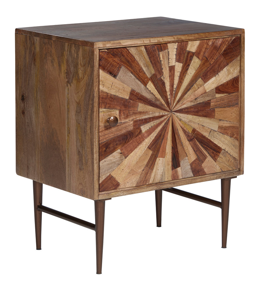 Dorvale Two-Tone Brown Wood Accent Cabinet