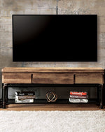 Kebbyll Antique Black/Natural 60" TV Stand