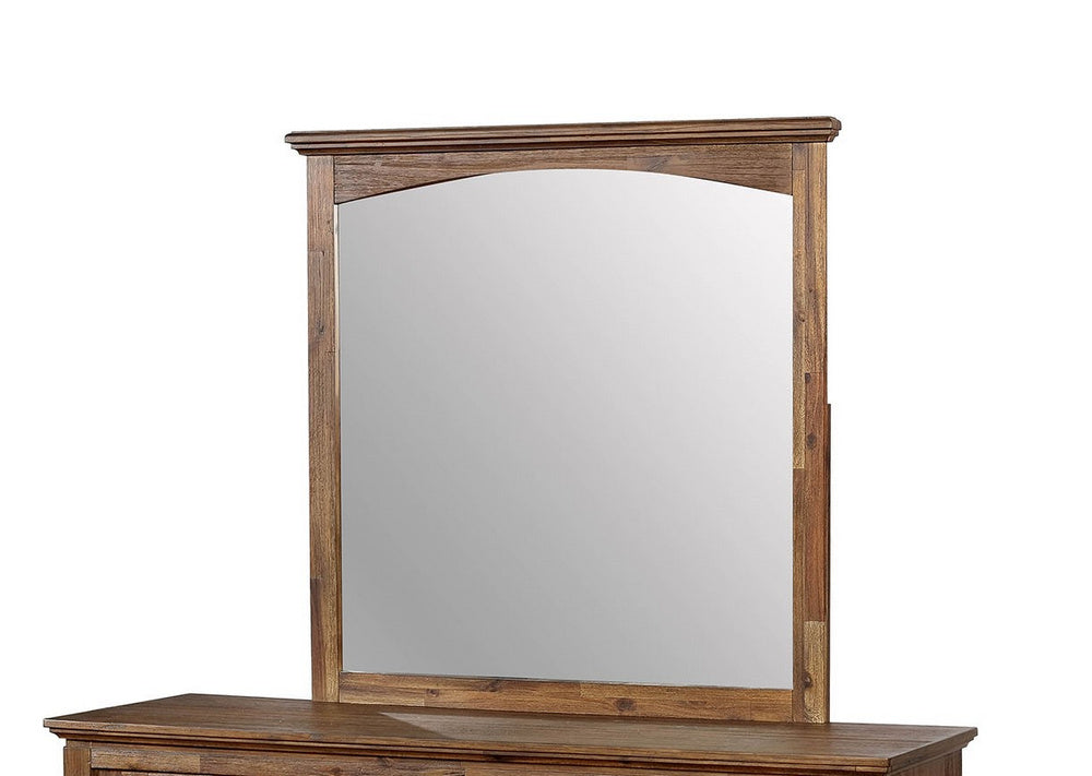 Colin Dark Oak Wood Frame Mirror