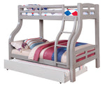 Solpine Gray Twin/Full Bunk Bed (Oversized)