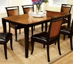 Salida Acacia & Black Rectangular Dining Table