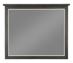 Hebron Dark Cherry Wood Frame Dresser Mirror