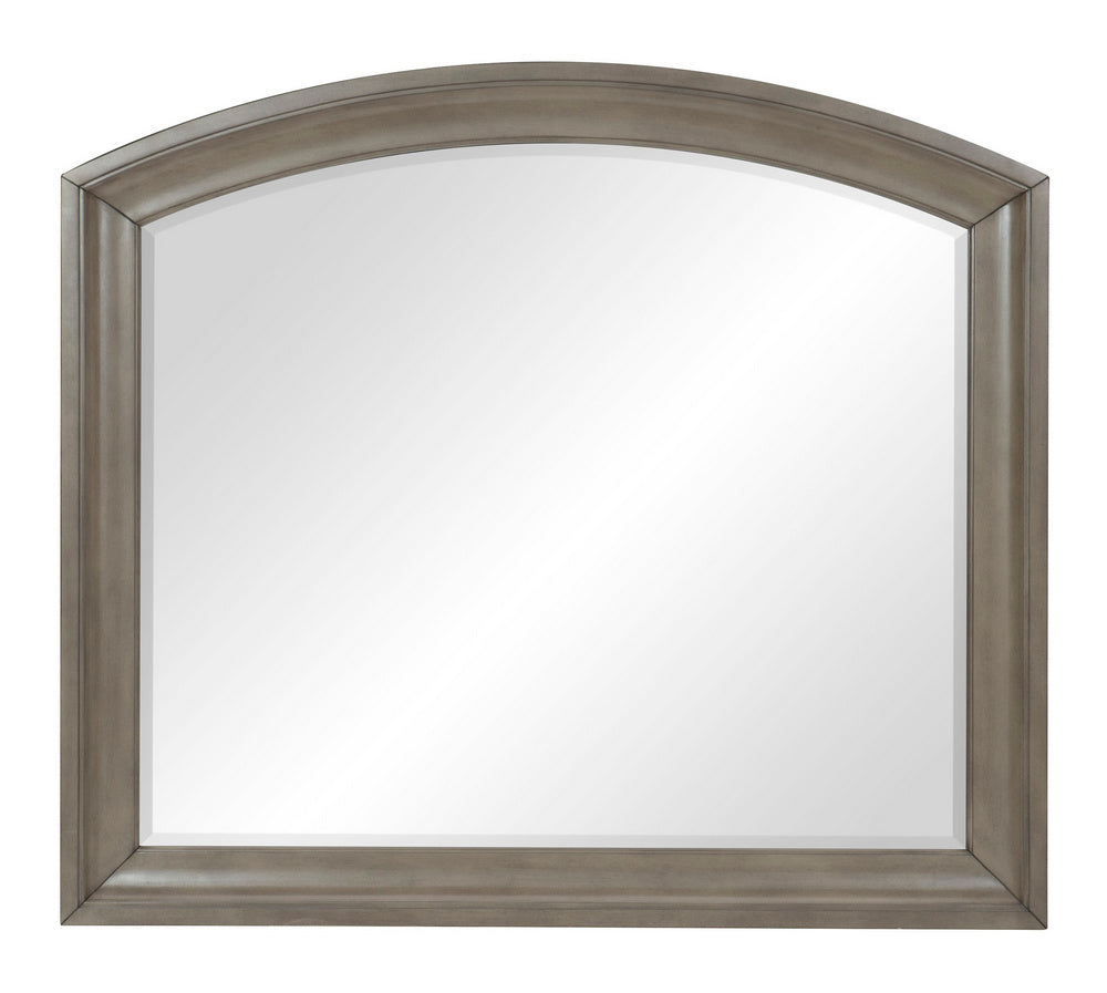 Vermillion Gray Cashmere Finish Wood Dresser Mirror