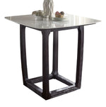 Razo Weathered Espresso Wood/Marble Counter Height Table