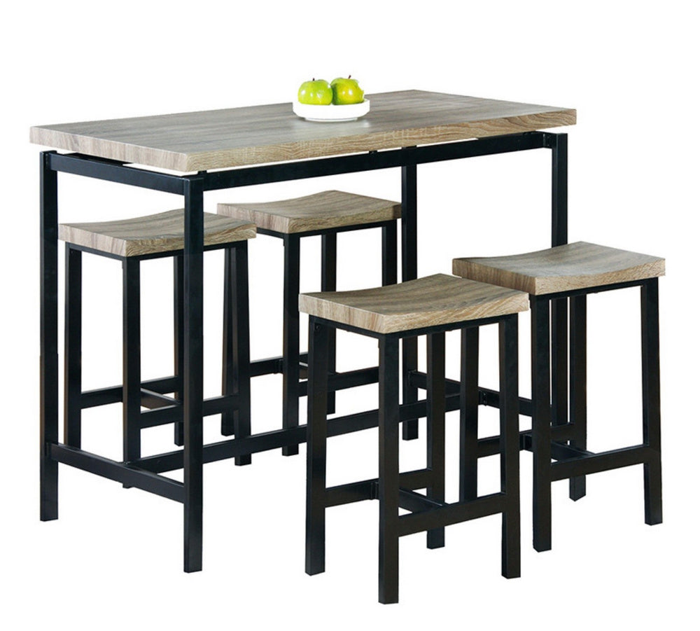 Loreta 5-Pc Counter Height Table Set