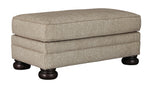 Kananwood Oatmeal Fabric Ottoman