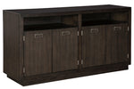 Hyndell Dark Brown Wood Dining Server