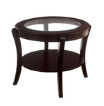 Finley Espresso Wood End Table