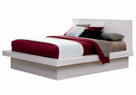 Jessica White Wood King Platform Bed