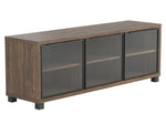 Nayeli Aged Walnut Wood 59" TV Console