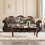 Jamael Brown Chenille 2-Seat Sofa (Oversized)