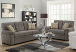 Fairbairn 2-Pc Oatmeal Chenille Sofa Set