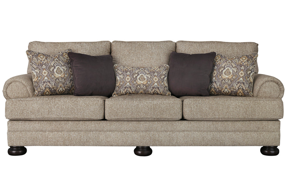 Kananwood Oatmeal Fabric Sofa (Oversized)