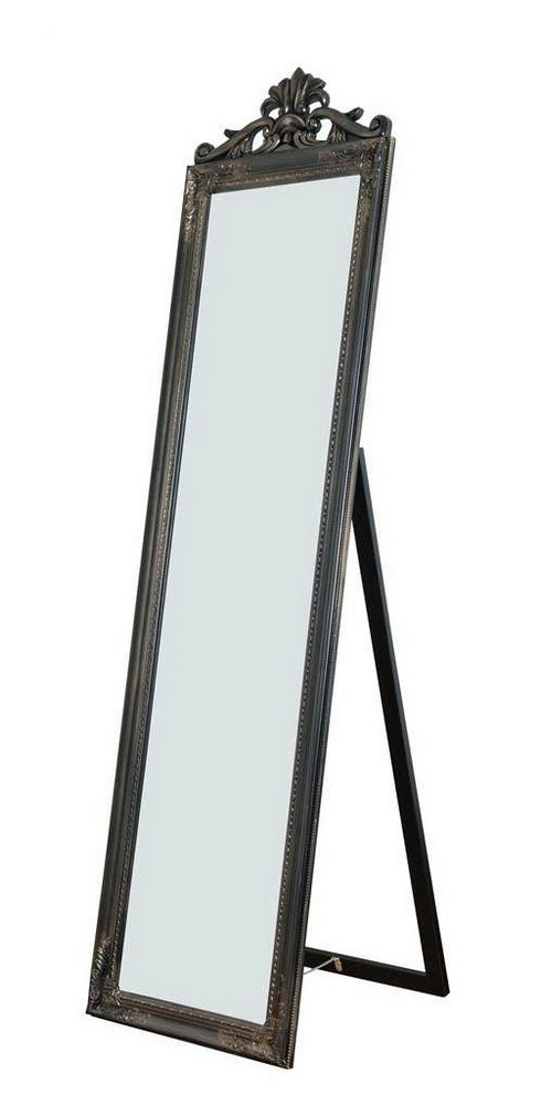 Gisela Antique Copper Wood Floor Mirror