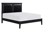 Seabright Black Wood King Bed