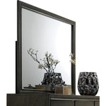 Carine Gray Wood Frame Dresser Mirror