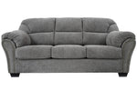 Allmaxx Pewter Fabric Sofa