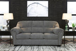 Allmaxx Pewter Fabric Sofa