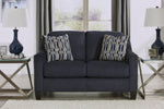 Creeal Heights Ink Fabric Loveseat