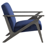 Coriana Modern Navy Velvet Accent Chair