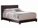 Dorian 5-Pc Brown/Dark Cocoa Wood Full Bedroom Set