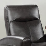 Eli Black Leather Match Power Recliner