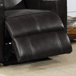 Eli Black Leather Match Power Recliner