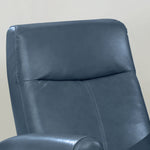 Eli Navy Blue Leather Match Power Recliner