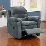 Felix Dark Grey Fabric Power Recliner