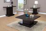 Fulvia Cappuccino Wood Square Coffee Table