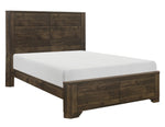 Jocelyn 4-Pc Rustic Brown Wood Queen Bedroom Set