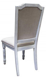 Karen 2 Two-Tone Fabric/Wood Side Chairs