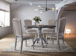 Karen 2-Tone Wood Round Dining Table