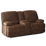 Kevin 3-Pc Brown Manual Recliner Sectional Sofa