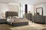 Kristine Brownish Grey Wood Frame Dresser Mirror