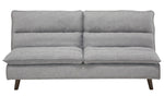 Mackay Light Gray Linen 2-Seat Sofa Bed