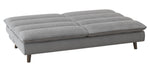 Mackay Light Gray Linen 2-Seat Sofa Bed