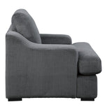 Orofino Dark Gray Velvet Chair