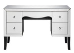 Ratana Mirrored Vanity Desk with 5 Drawers