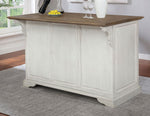 Scobey Oak Wood Kitchen Island