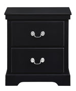 Seabright 4-Pc Black Wood Queen Bedroom Set