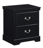 Seabright 4-Pc Black Wood Queen Bedroom Set